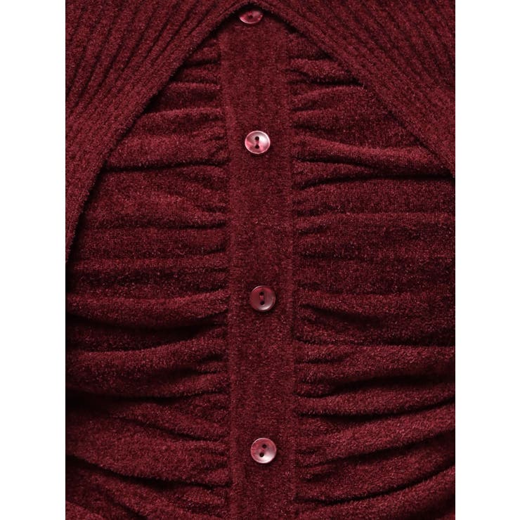 FRONT BUTTON OFF SHOULDER KNIT | EMODA | 詳細画像21 