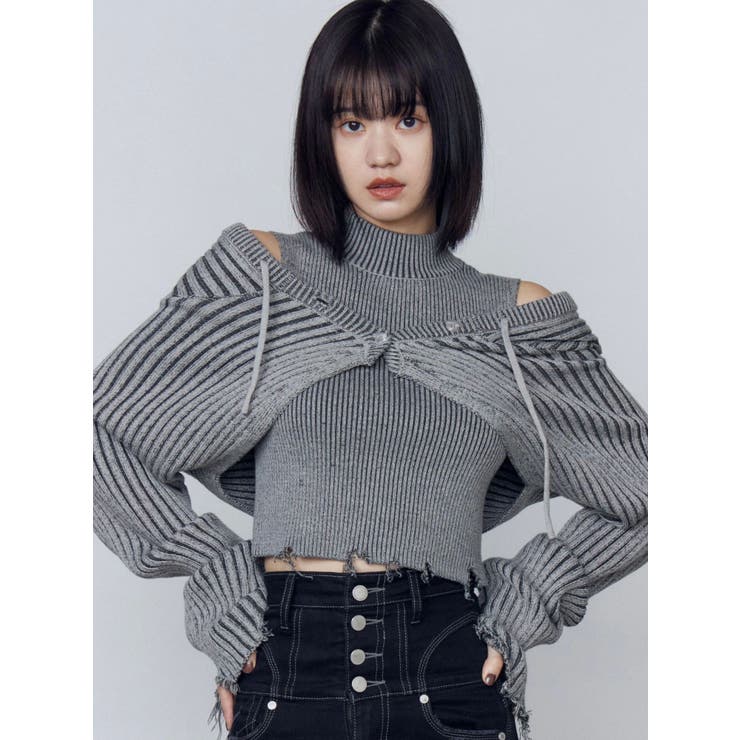 フードペアニット[品番：MKSW0065838]｜EMODA（エモダ）のレディース