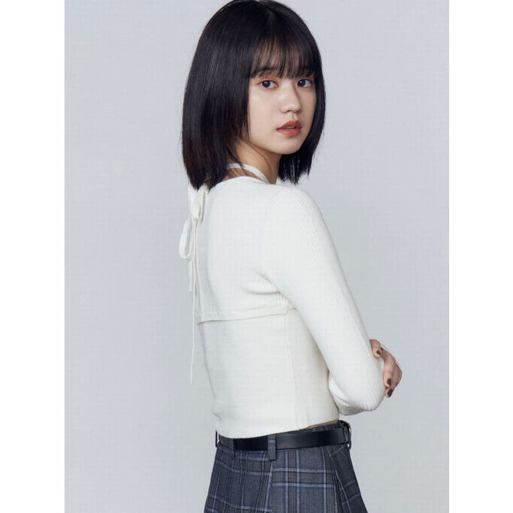 レイヤーコンパクトチョーカーニット | EMODA | 詳細画像20 