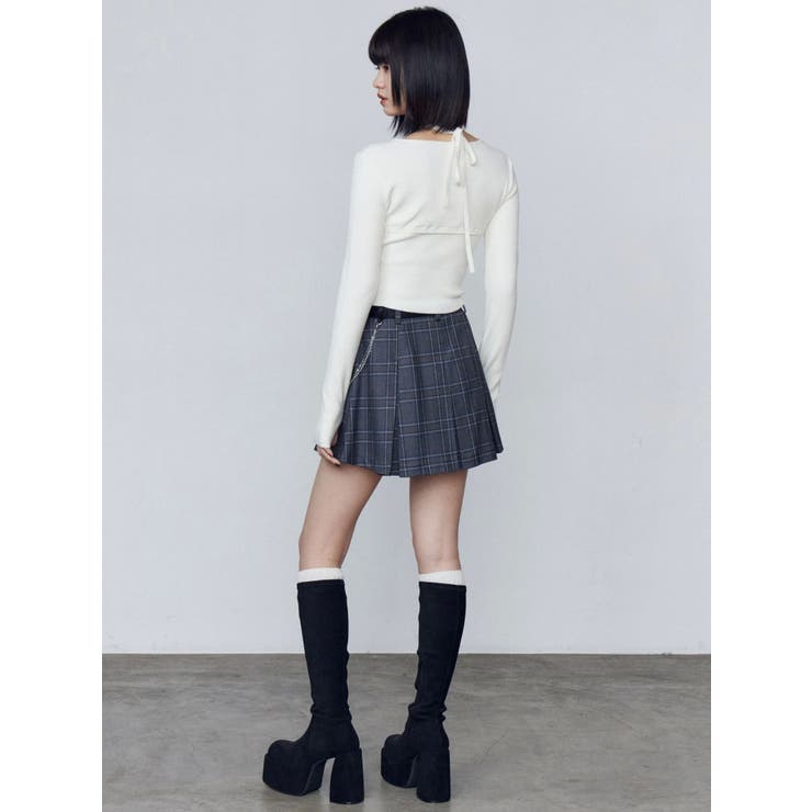 レイヤーコンパクトチョーカーニット | EMODA | 詳細画像23 