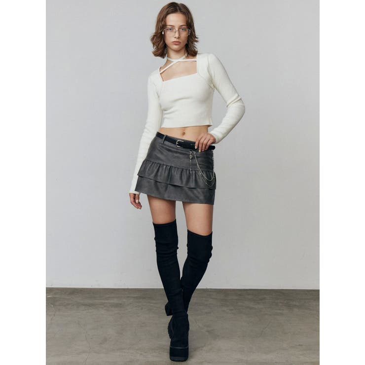 レイヤーコンパクトチョーカーニット | EMODA | 詳細画像25 