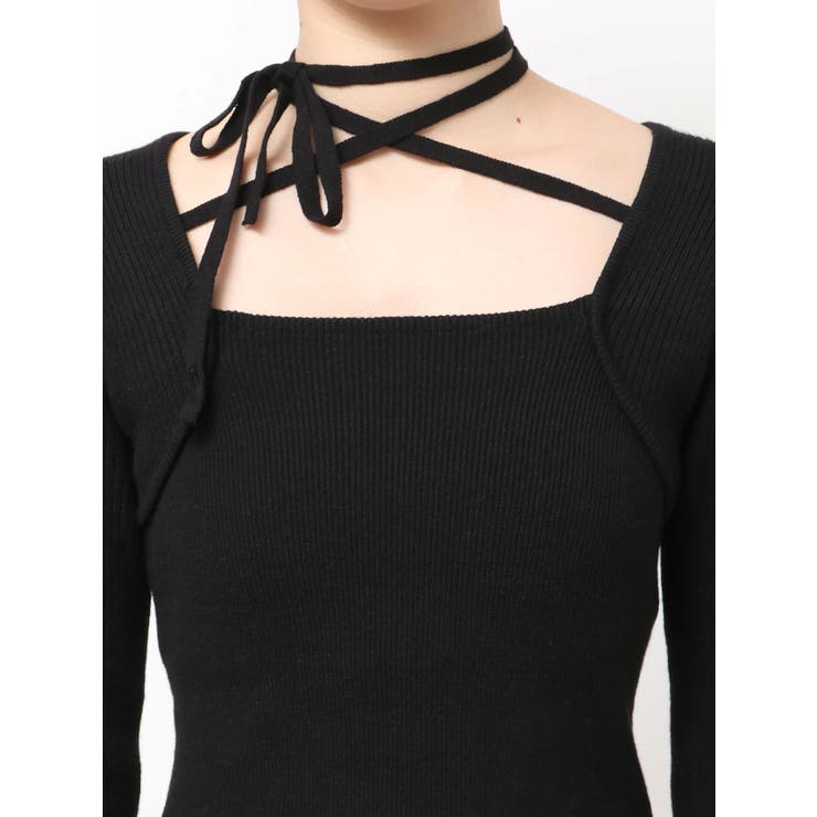 レイヤーコンパクトチョーカーニット | EMODA | 詳細画像43 