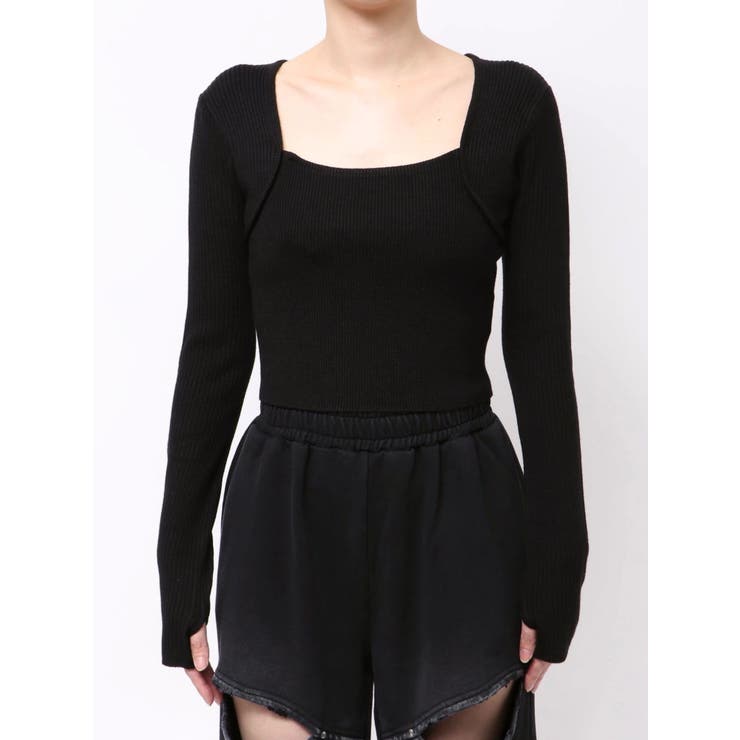 レイヤーコンパクトチョーカーニット | EMODA | 詳細画像48 