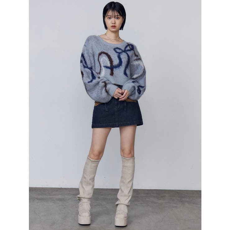 【美品】ELLIE 万能ショートポケットニット　ブラック ソフトニットショートスリーブセーター - ブラック | ZARA Japan