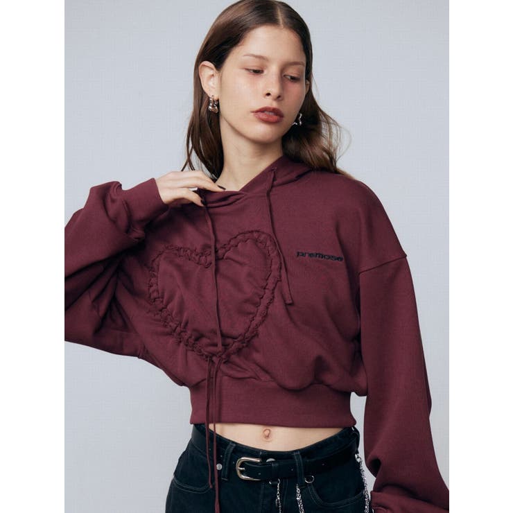 ストリングハートクロップパーカー | EMODA | 詳細画像39 