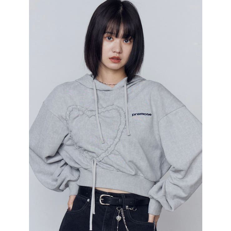 ストリングハートクロップパーカー | EMODA | 詳細画像41 