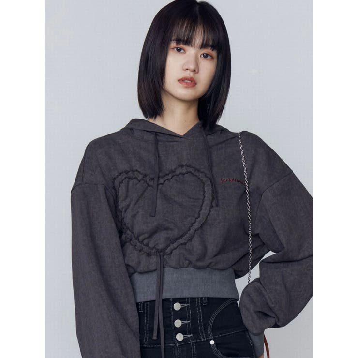 ストリングハートクロップパーカー | EMODA | 詳細画像46 