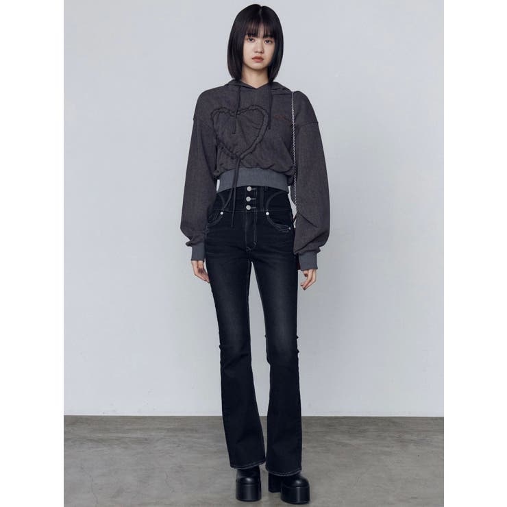 ストリングハートクロップパーカー | EMODA | 詳細画像48 