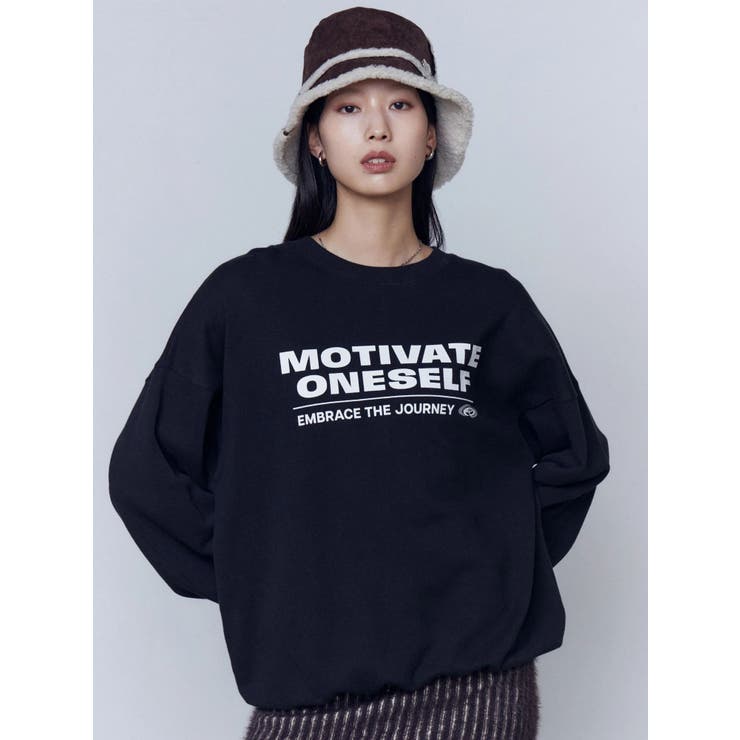 【WEB限定】スパイラルロゴスウェット | EMODA | 詳細画像15 