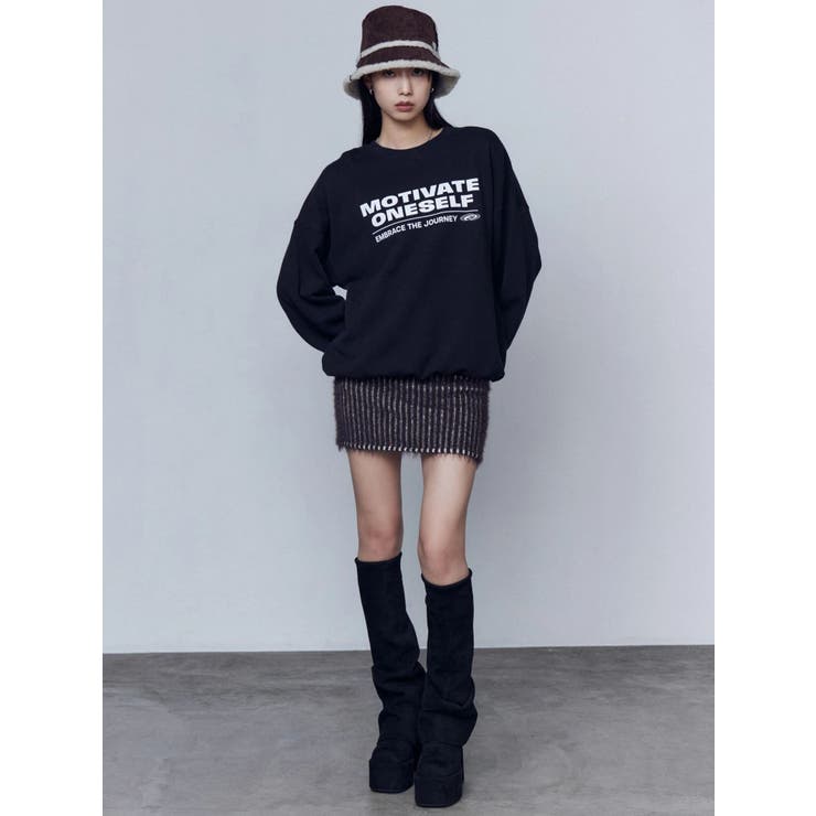 【WEB限定】スパイラルロゴスウェット | EMODA | 詳細画像17 