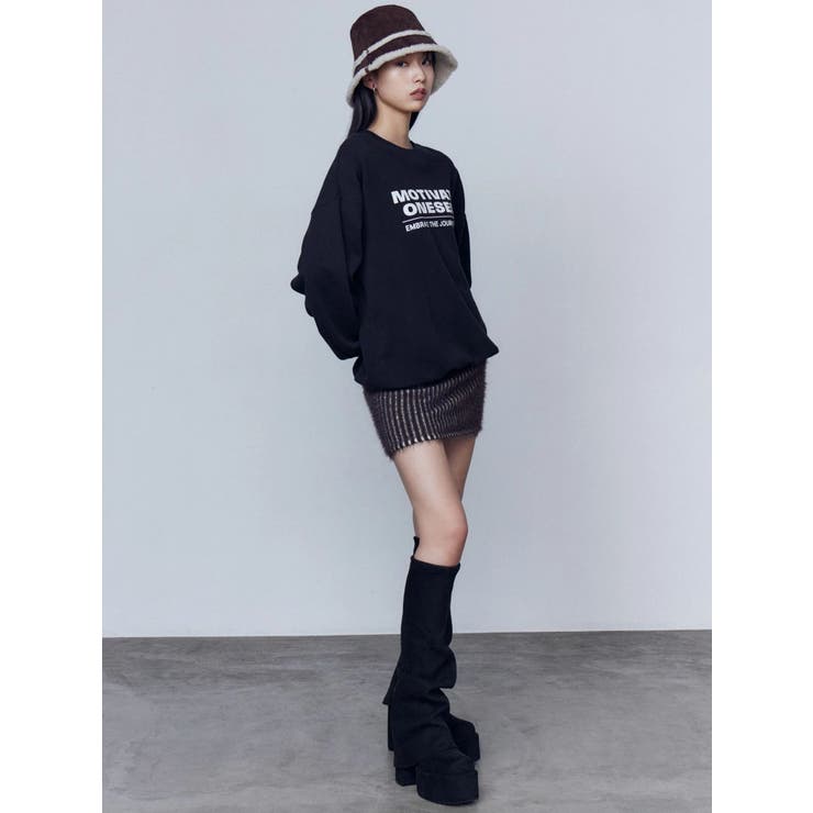 【WEB限定】スパイラルロゴスウェット | EMODA | 詳細画像18 