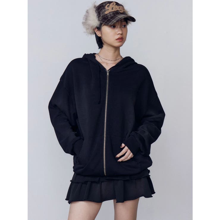 シェービングオーバージップフーディ | EMODA | 詳細画像8 