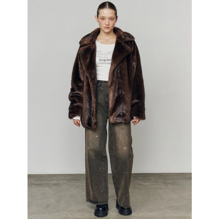 ロゴパッチクロップロングスリーブTシャツ | EMODA | 詳細画像29 