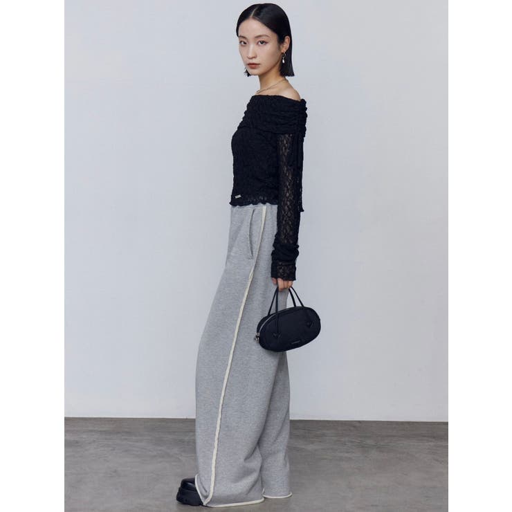 レースオフショルダートップ | EMODA | 詳細画像28 