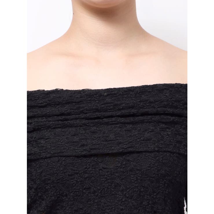 レースオフショルダートップ | EMODA | 詳細画像36 