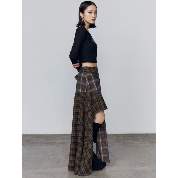 ロゴクロップドロングスリーブTシャツ | EMODA | 詳細画像30 