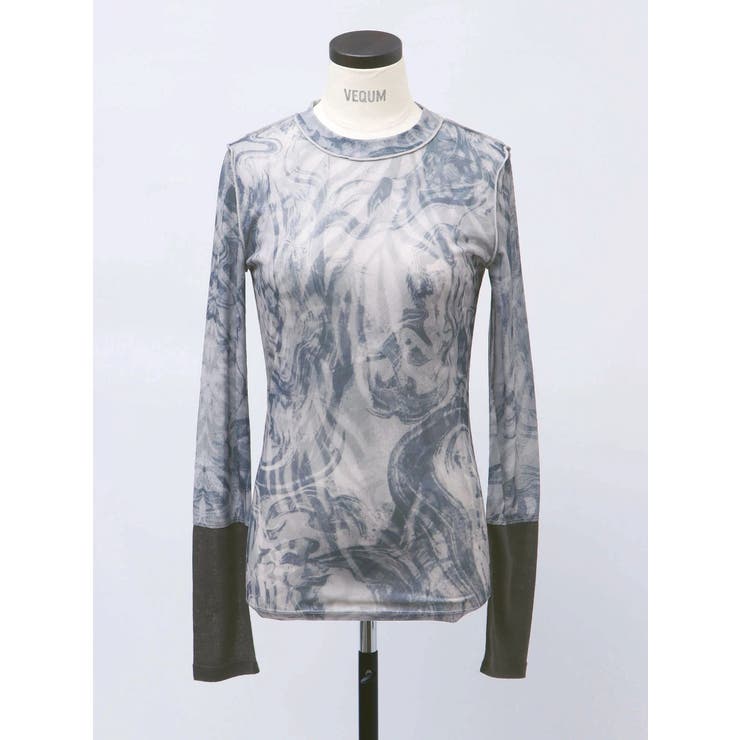 【VEQUM】SKIN FIT LONG SLEEVE TOP | EMODA | 詳細画像6 