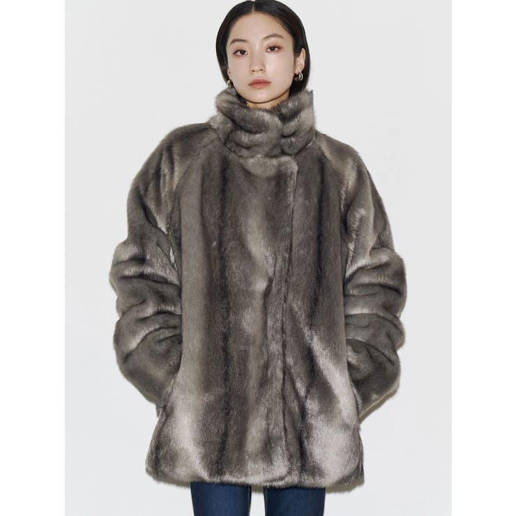 ミディフェイクファーコート[品番：MKSW0066914]｜EMODA（エモダ）の