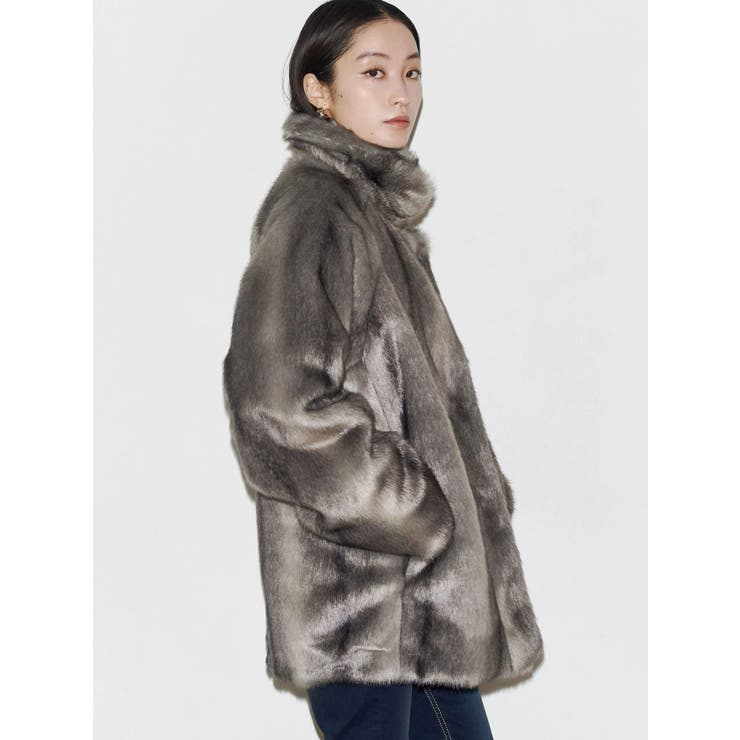ミディフェイクファーコート | EMODA | 詳細画像36 