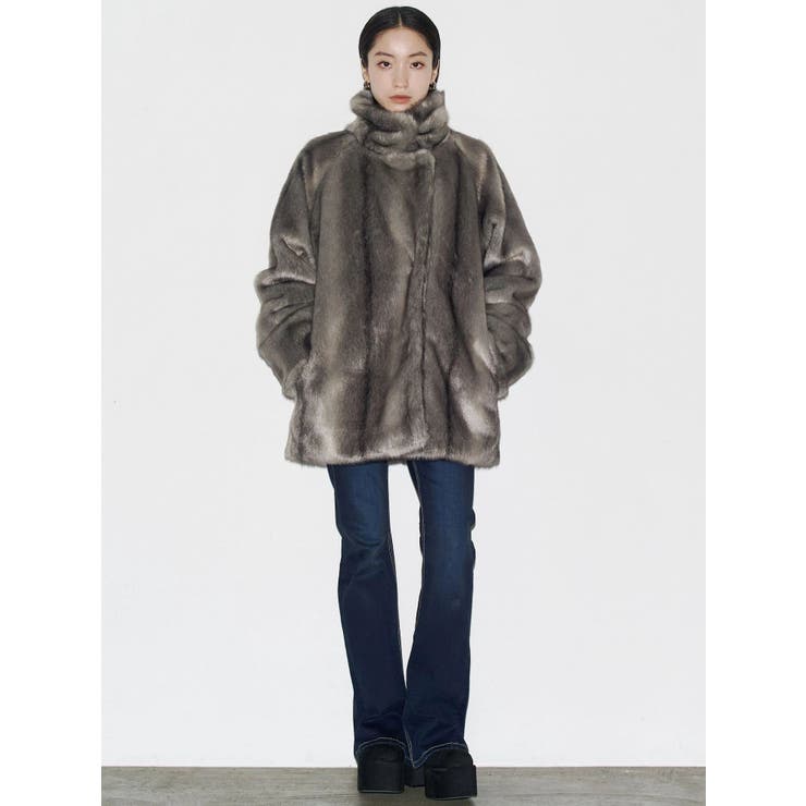 ミディフェイクファーコート | EMODA | 詳細画像38 