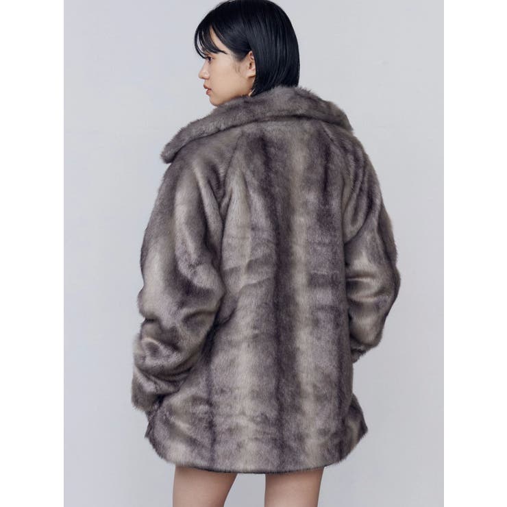 ミディフェイクファーコート | EMODA | 詳細画像4 