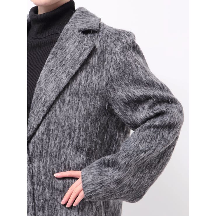 シャギージャケットコート | EMODA | 詳細画像33 