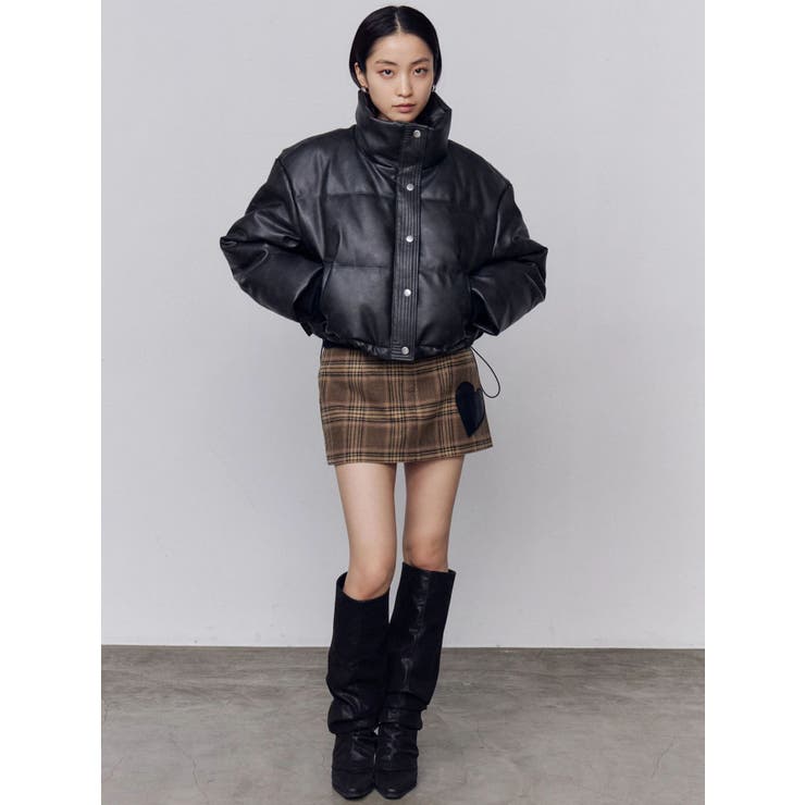 フェイクレザーショートダウン | EMODA | 詳細画像8 