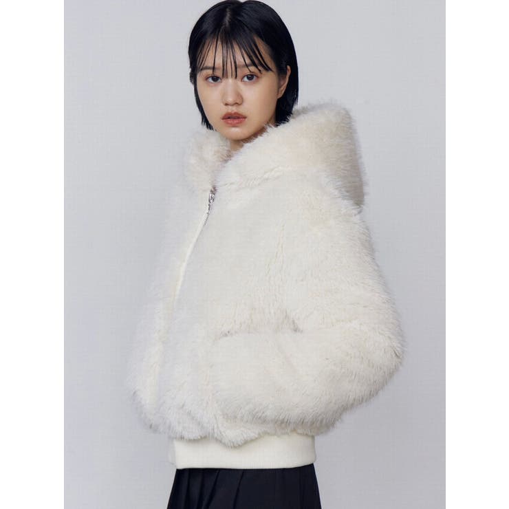 フードフェイクファーブルゾン[品番：MKSW0066913]｜EMODA（エモダ）の