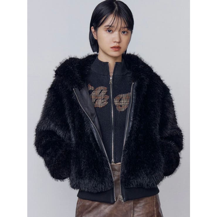 フードフェイクファーブルゾン | EMODA | 詳細画像19 