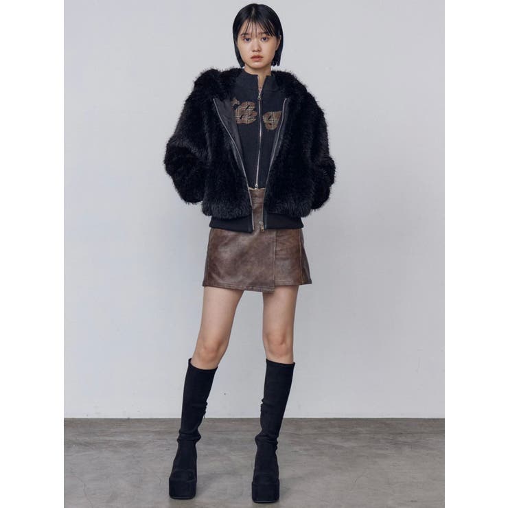 フードフェイクファーブルゾン | EMODA | 詳細画像20 