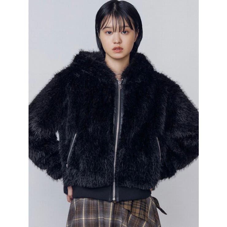 フードフェイクファーブルゾン | EMODA | 詳細画像22 