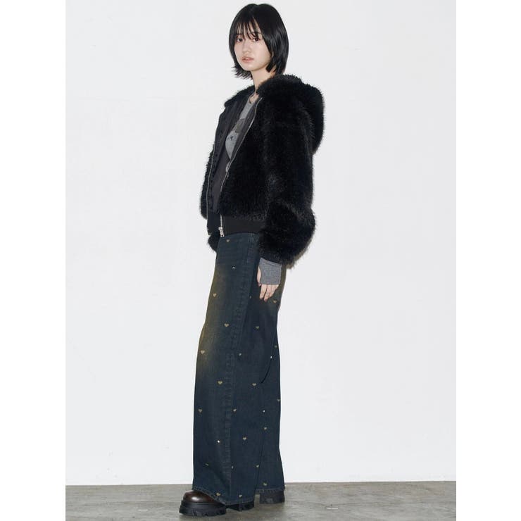 フードフェイクファーブルゾン | EMODA | 詳細画像37 