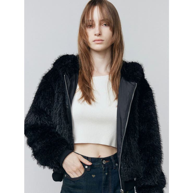 フードフェイクファーブルゾン | EMODA | 詳細画像39 