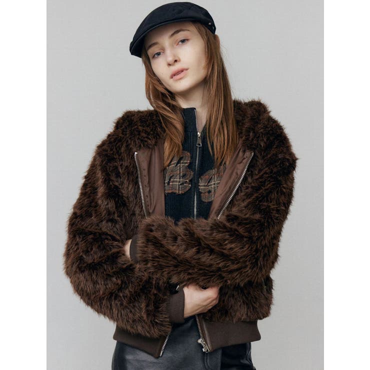 フードフェイクファーブルゾン | EMODA | 詳細画像43 