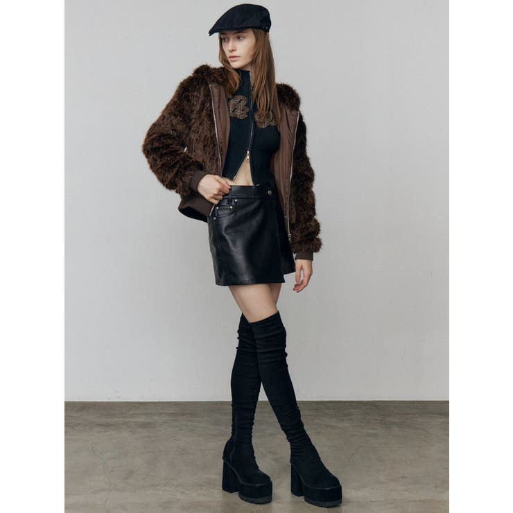 フードフェイクファーブルゾン | EMODA | 詳細画像44 