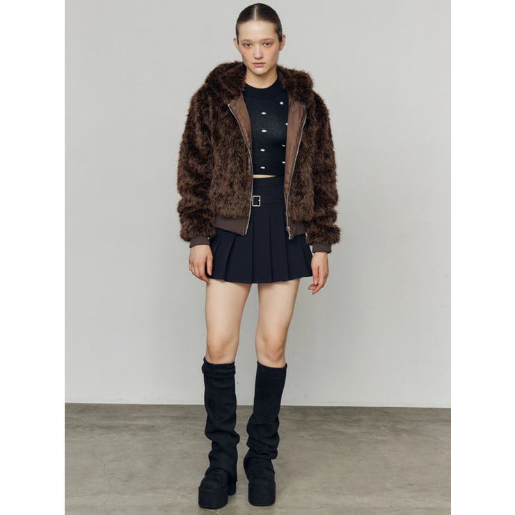 フードフェイクファーブルゾン | EMODA | 詳細画像46 