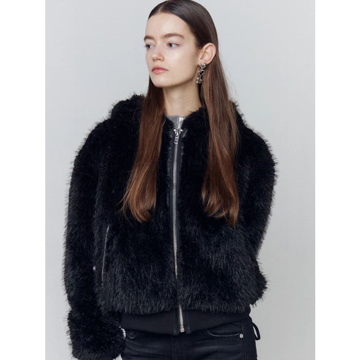 フードフェイクファーブルゾン | EMODA | 詳細画像49 