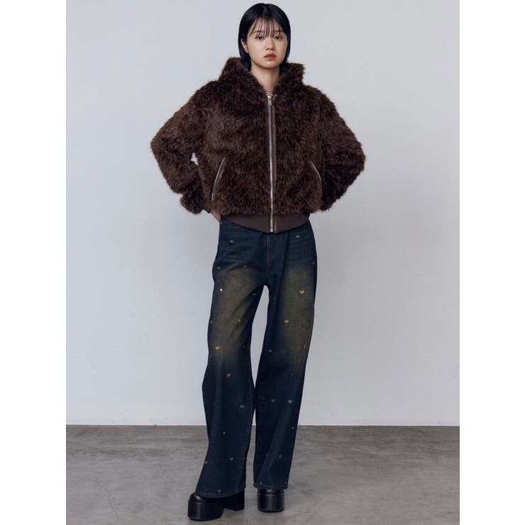 フードフェイクファーブルゾン[品番：MKSW0066913]｜EMODA（エモダ）の