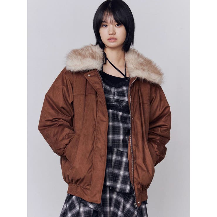 フェイクレザーブルゾン | EMODA | 詳細画像19 