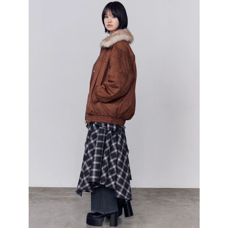 フェイクレザーブルゾン | EMODA | 詳細画像22 