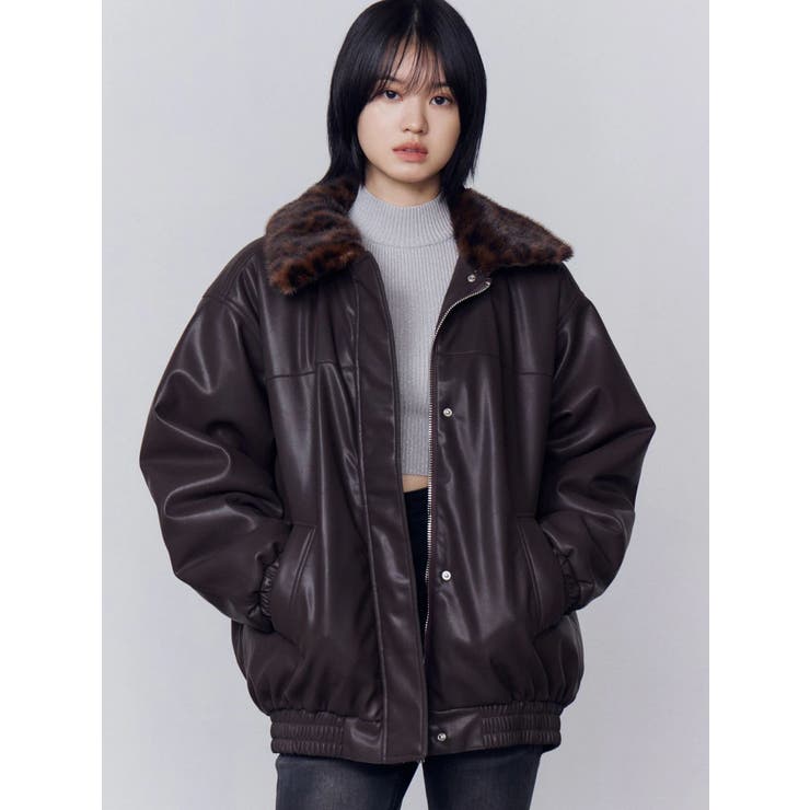 フェイクレザーブルゾン | EMODA | 詳細画像27 