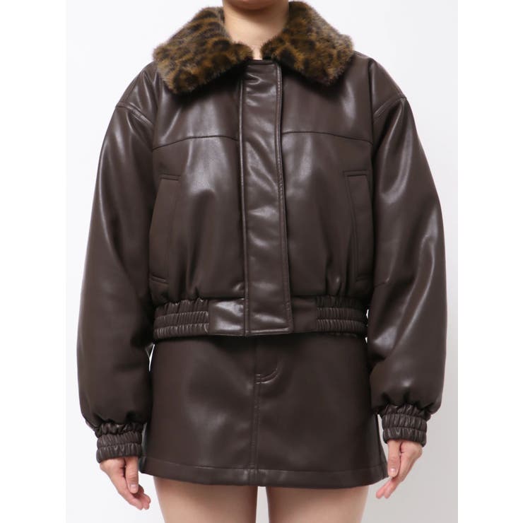 フェイクレザーブルゾン | EMODA | 詳細画像38 