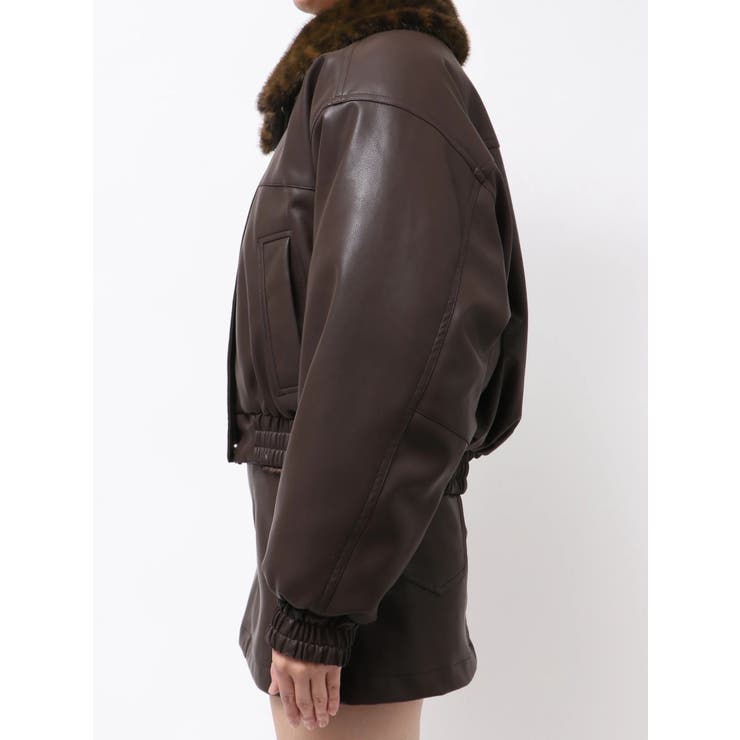 フェイクレザーブルゾン | EMODA | 詳細画像39 