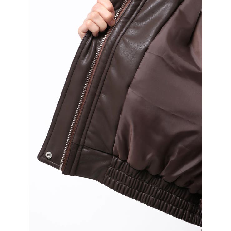 フェイクレザーブルゾン | EMODA | 詳細画像44 