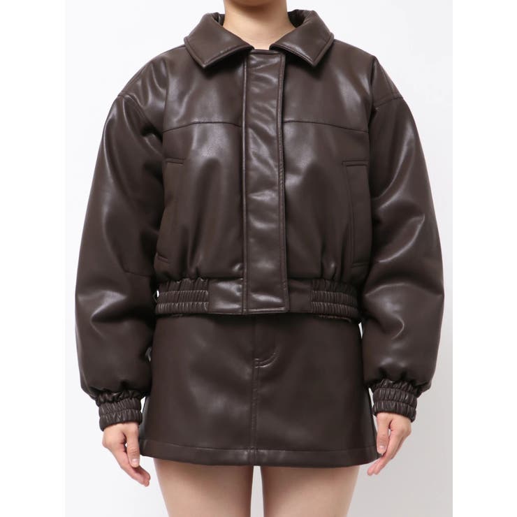 フェイクレザーブルゾン | EMODA | 詳細画像47 