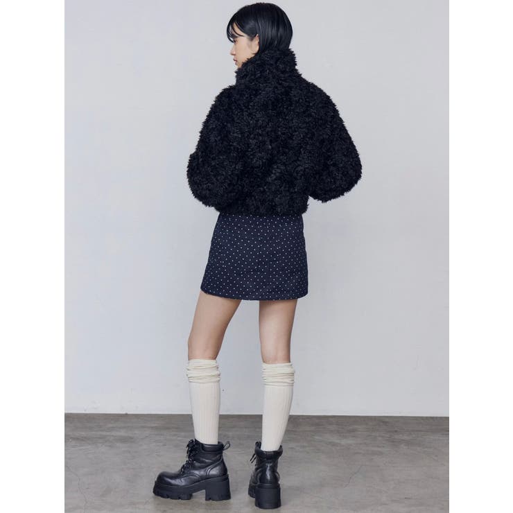 シングルミニボアブルゾン[品番：MKSW0066937]｜EMODA（エモダ）の