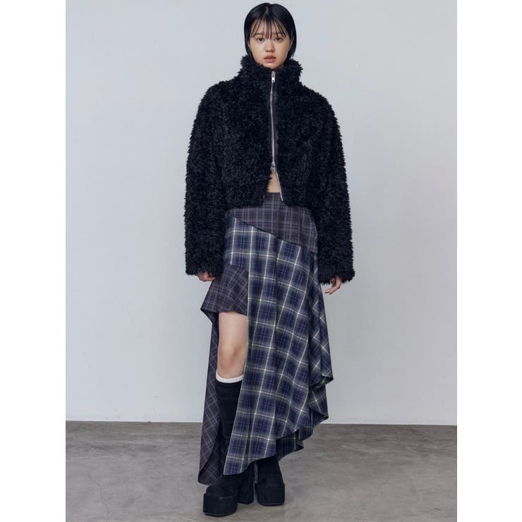 シングルミニボアブルゾン[品番：MKSW0066937]｜EMODA（エモダ）の