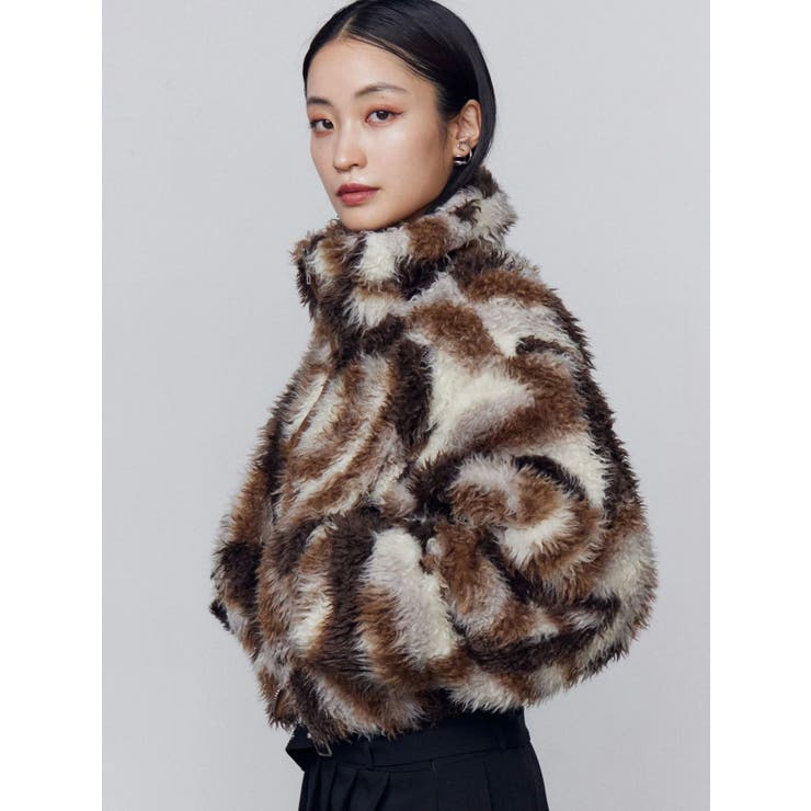 シングルミニボアブルゾン[品番：MKSW0066937]｜EMODA（エモダ）の