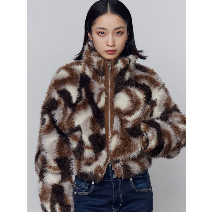 EMODA シングルミニボアブルゾン シングルミニボアブルゾン｜エモダの通販｜&mall（アンドモール）三井