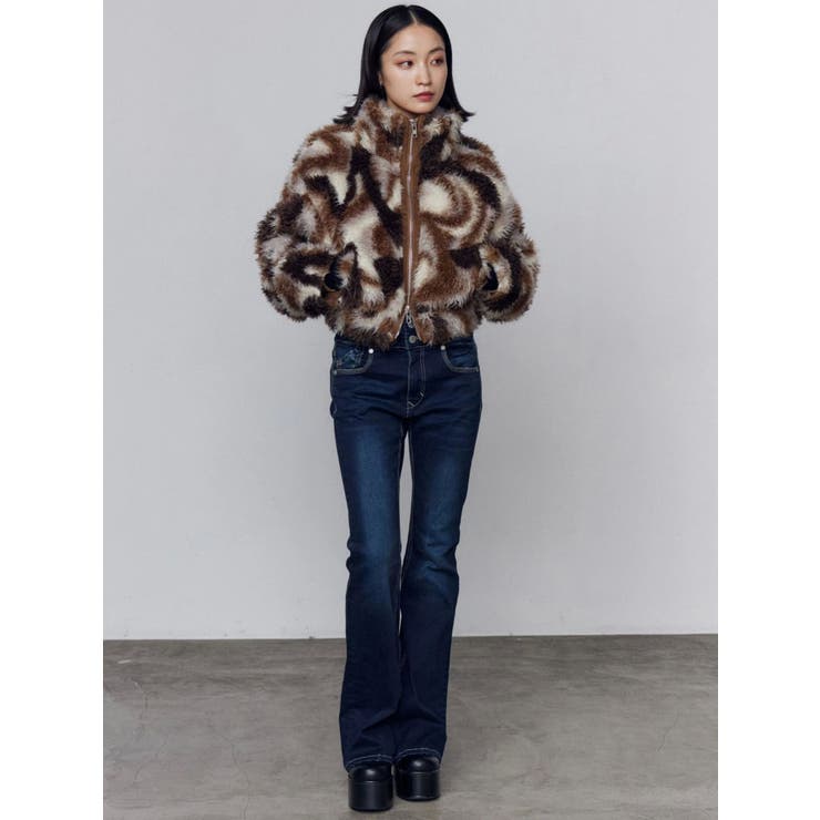 シングルミニボアブルゾン[品番：MKSW0066937]｜EMODA（エモダ）の